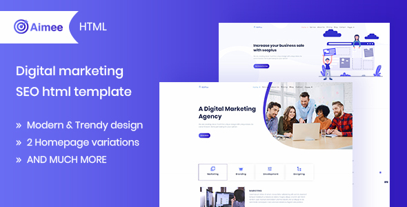 Aimee - Digital Marketing & SEO Template