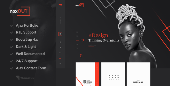 Nexout - Creative Ajax Portfolio Template