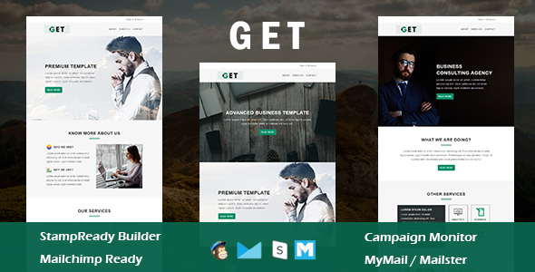 Get - Multipurpose Responsive Email Template With Online StampReady Builder Access