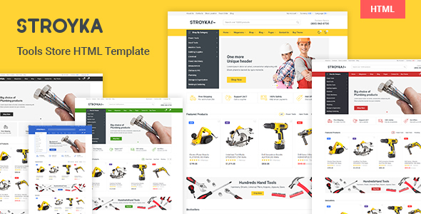 Stroyka - Tools Store HTML Template