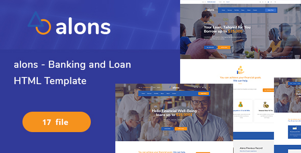 Alons - Banking and Loan HTML Template