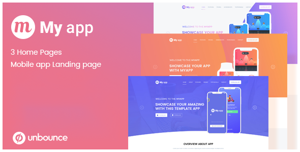 MyApp - Unbounce App Lead Generating Landing Page
