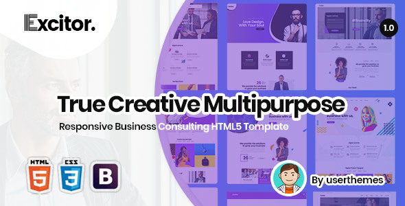 Excitor | Responsive Business Consulting HTML5 Template