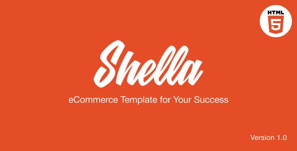 Shella - eCommerce HTML template, responsive, multipurpose