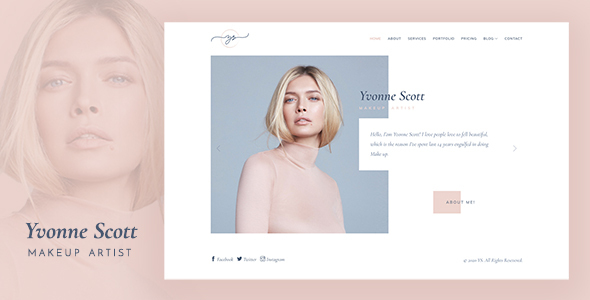 YS - Makeup Artist, Model & Beauty Bootstrap Template