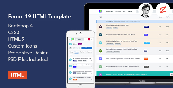 Forum19 -  HTML Template