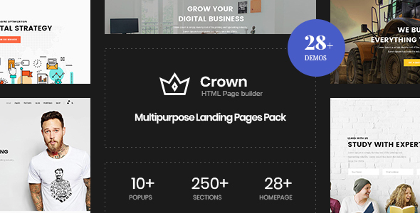 Crown | Multi-Purpose Html5 Landing Template