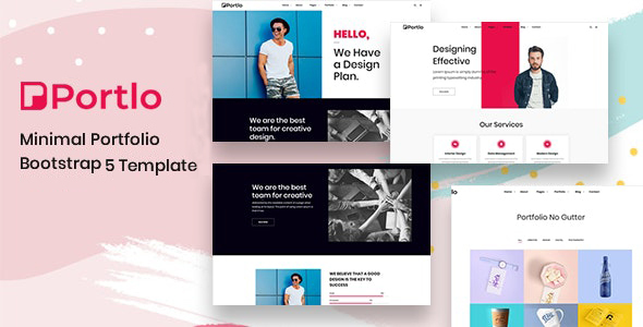 Portlo - Minimal Portfolio HTML Template