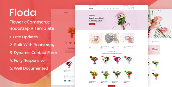 Floda – Flower Store HTML Template