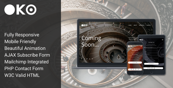 OKO - Creative Coming Soon Template