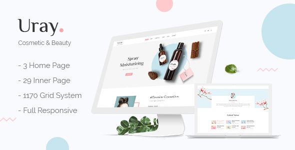 Uray - Cosmetic & Beauty Shop HTML5 Template
