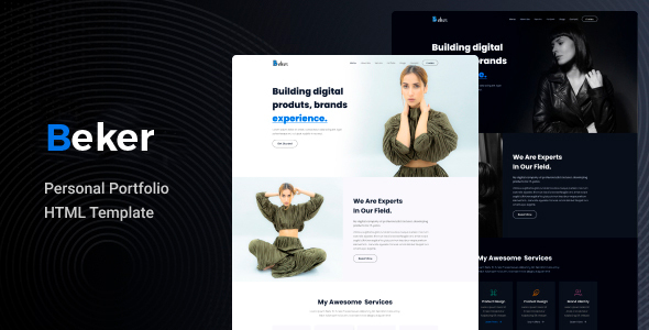 Beker - Personal Portfolio Template