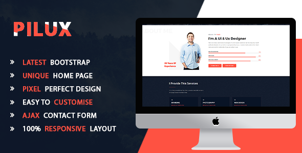 Pilux - Creative Portfolio Template