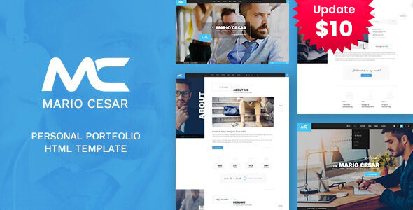 Mario Cesar : Personal Portfolio HTML Template