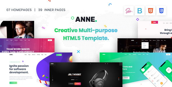 Anne - Multipurpose HTML5 Template