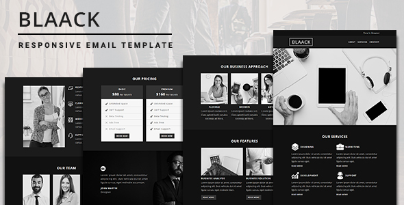 Blaack - Multipurpose Responsive Email Template