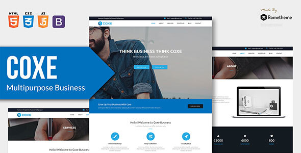 COXE - Corporate Multipurpose HTML Template