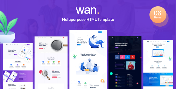 Wan - Creative Business Agency HTML Tempalte