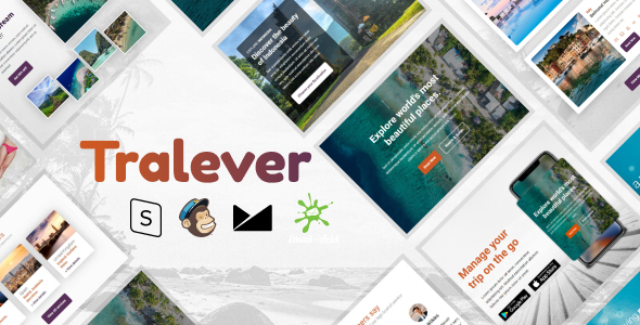 Tralever - Responsive Email Template with MailChimp Editor, StampReady & Online Builder