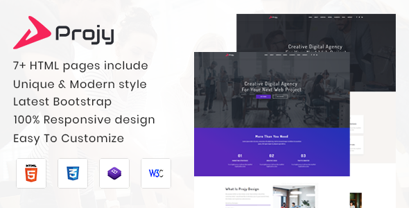 Projy - Multipurpose Responsive Template