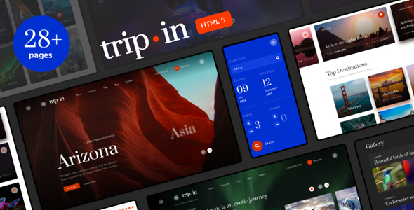 Tripin | Tour & Travel Agency Template