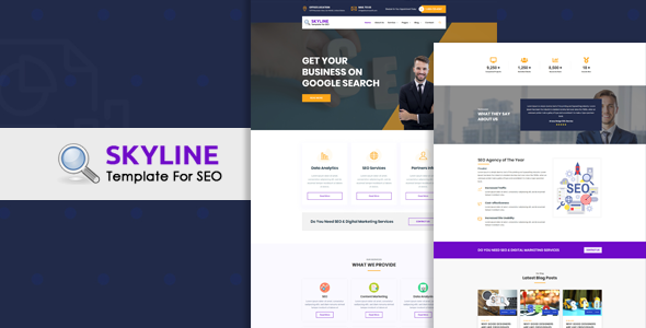Skyline- Responsive HTML5 SEO & Digital Marketing Template