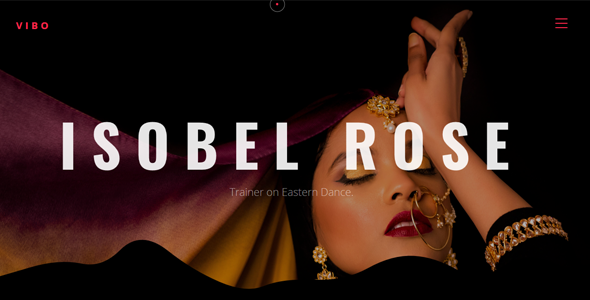 Vibo - Creative Dance & Portfolio Showcase Template