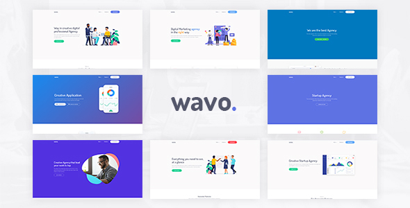 Wavo - Responsive Bootstrap SaaS, Startup & WebApp Template