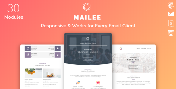 Mailee Responsive Multipurpose Email Template