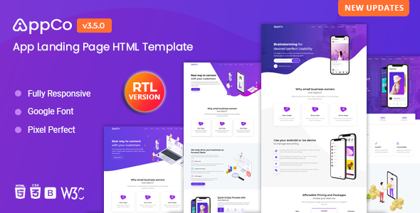 AppCo - App Landing Page Template