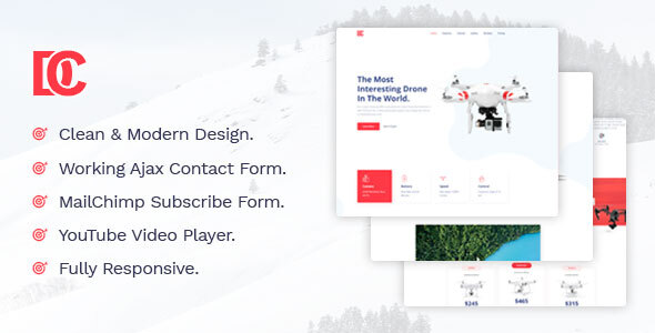 DroCam - Drone Product Landing