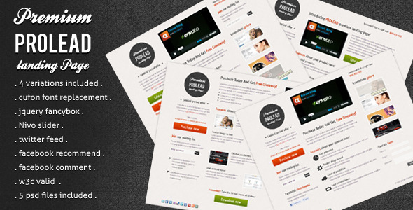 Prolead Landing Page