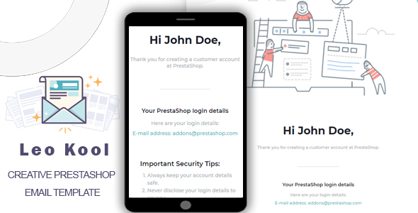 Leo Kool - Responsive Prestashop Email Template