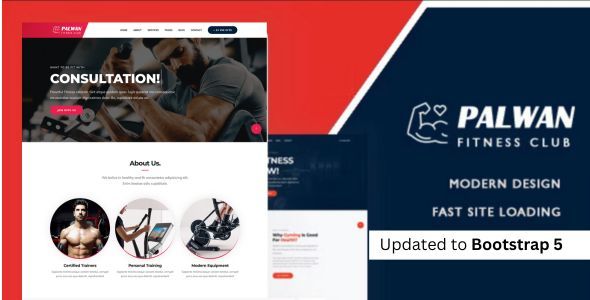 Palwan - Gym Fitness Bootstrap Template