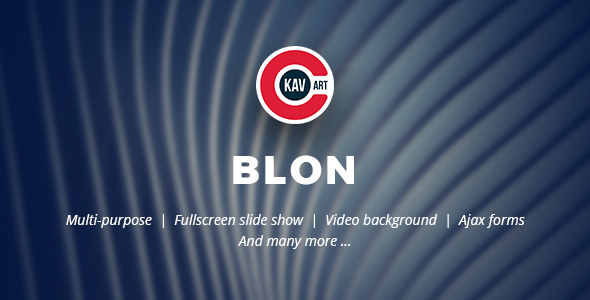 Blon - Personal Portfolio Template