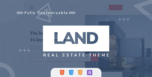 Land - HTML5 Real Estate Landing Page