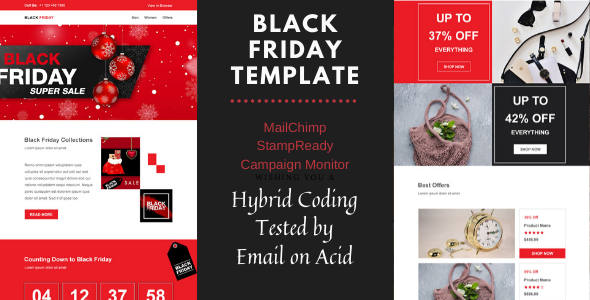 Black Friday - Multipurpose Responsive Email Template