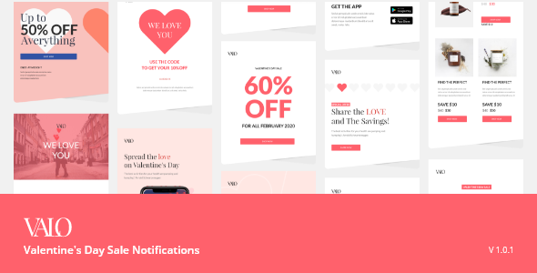 Valo - Valentine's Day Sale Notifications