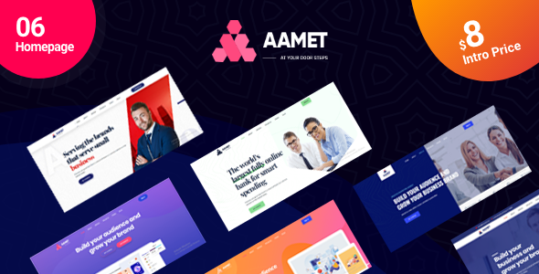 Aamet - Business Corporate Multipurpose HTML Template