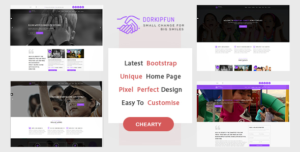 Dorkipfun || Non-profit, Charity, Fundraising HTML5 Template