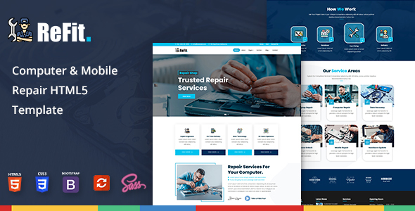 Refit - Mobile Repair HTML Template