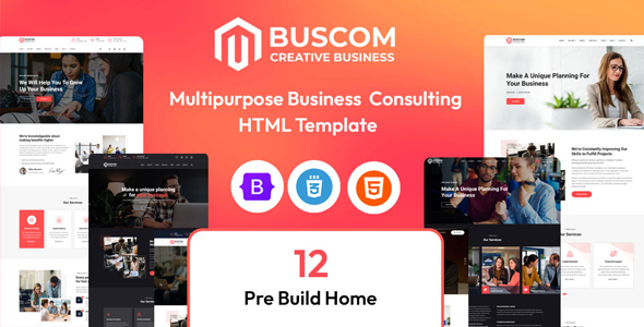 Buscom - Corporate Business HTML Template