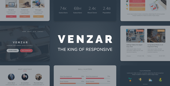 Venzar Responsive Clean Email Template