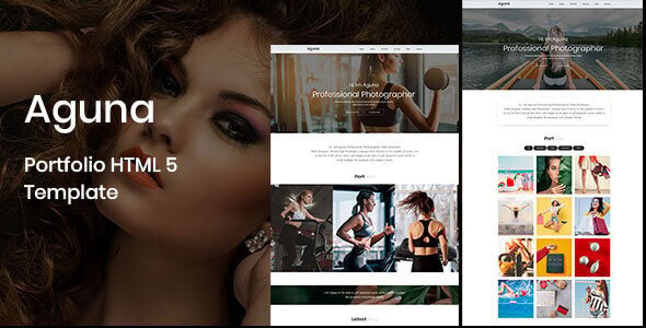 Aguna - Photography and Personal Portfolio HTML 5 Template