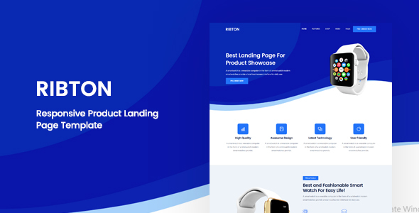 Ribton - Product Landing Page
