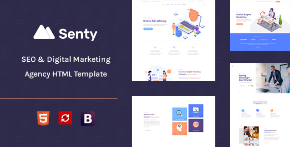 Senty - Seo & Digital Marketing HTML5 Template