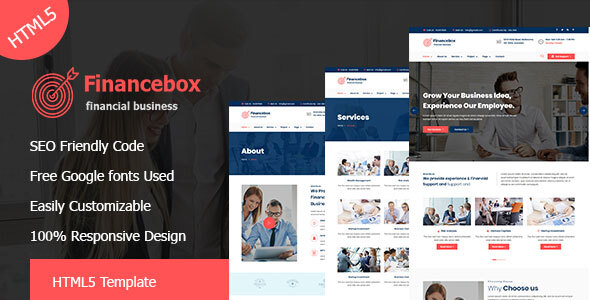 Financebox – Corporate & Financial Business HTML5 Template