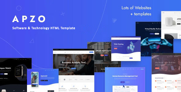 Apzo - Software App HTML Template