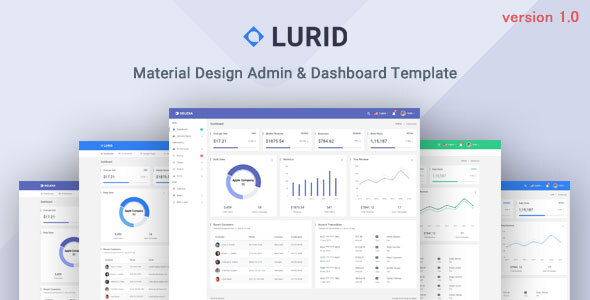 Lurid - Admin & Dashboard Template
