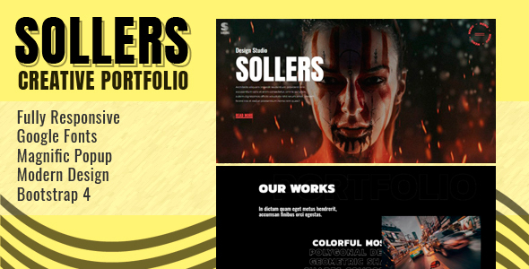 Sollers - Modern Portfolio Template